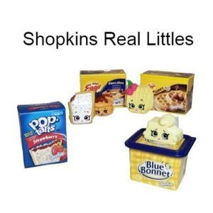 Shopkins Real Littles Mini Figures Foodies Breakfast Minis Toy Bundle NWOT